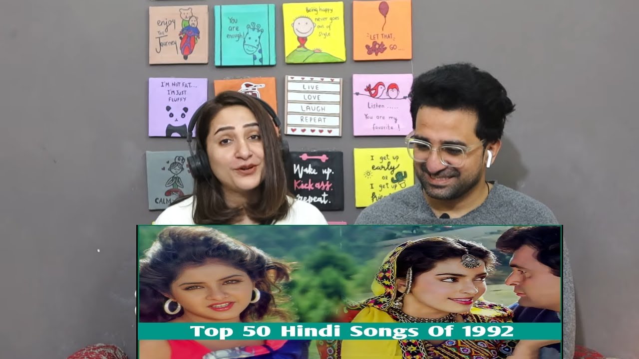 Pak Reacts to Top 50 Hindi Songs Of 1992  MUZIX
