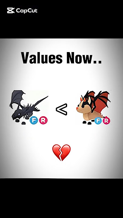 ❤️🩹 Latest Values or Old Values in Adopt Me? Bat Dragon or Shadow? #viralshorts #trending #adoptme