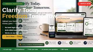 ClarifyMoney — Bank Statement Analyzer | Find Where Your Money Goes in 60 Seconds