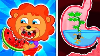 Lionet A Tree Is Growing In My Stomach Cartoon For Kids