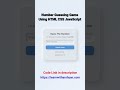 Number Guessing Game Using HTML CSS JavaScript | SoftNeumorph UI Design #javascriptproject