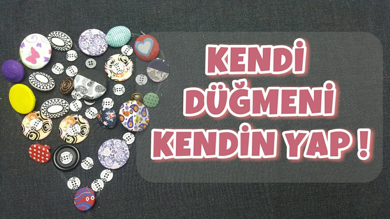 Aparatsız Kendi Düğmeni Kendin Yap | How to fabric button