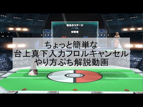 【SSBU】台上真下入力フロルキャンセル解説【Zelda】