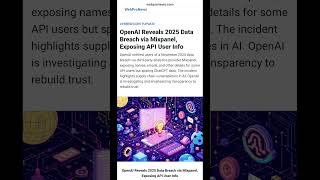 Saturday Security: OpenAI Breach - What Threat Actors Stole &amp; How to Protect Yourself