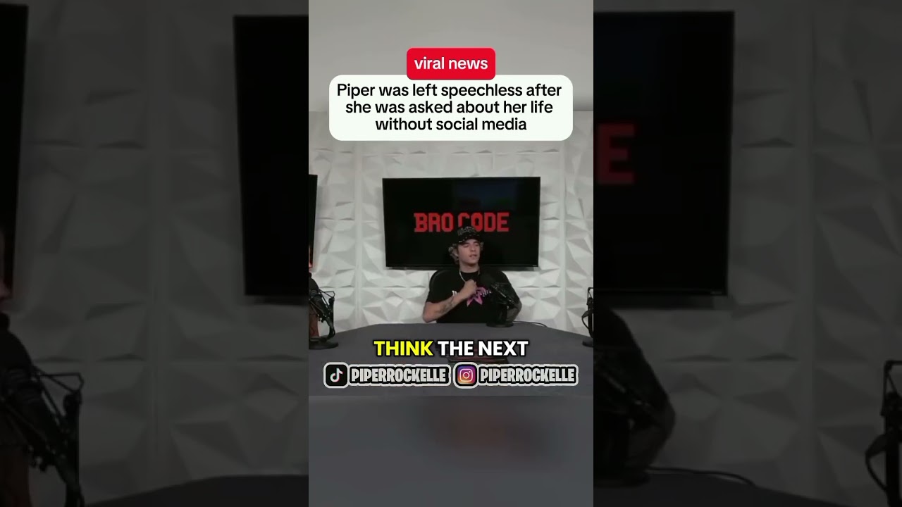 Piper has no PLANS 🥀❤️‍🩹 #piperrockelle #podcast #viralvideo #trending #interview #bophouse