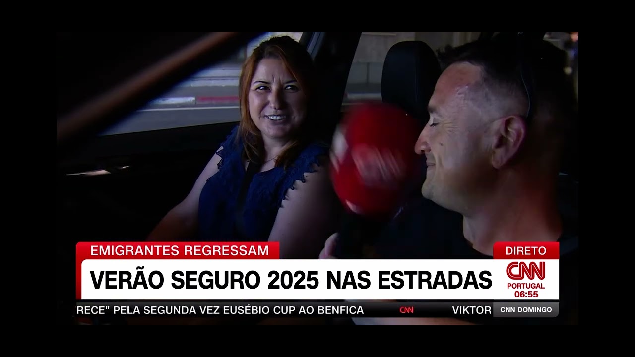 Verão, estrada, consciência! Ação de Cap Magellan em Vilar Formoso - reportagem na CNN Portugal