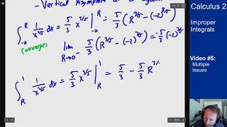 Famous Improper Integrals - Video 5 - Multiple Issues Net Worth