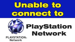 Unable to connect to playstation network, Is playstation network maintenance ?