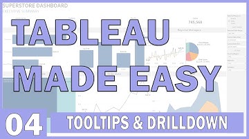 Tooltip Charts & Click to Drilldown Tutorial [Tableau Made Easy Episode 4]