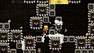 Spelunky 2 But EVERY BLOCK Is a Retro Crush Trap