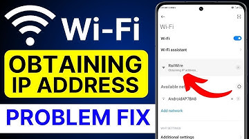 WiFi Obtaining IP Address Error | Fix WiFi Connection Issue | WiFi Not Working Problem