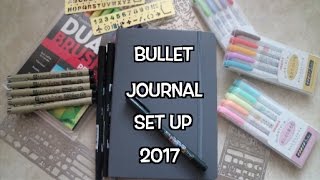 Bullet Journal Set Up 2017