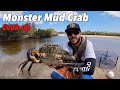 SMALL BOAT = BIG ADVENTURE - Monster Mud Crab catch, clean & cook 2 ways. Solo tinny camping trip