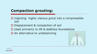 PLANNING & DESIGN INJECTION & GROUTING CAPT SIDHARTH SHARMA