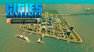 Видео Cities Skylines - Sunset Harbor - Искусственный остров, переделал шоссе до транспортного узла! #49 от Гугл Мен, Чесапик, Соединённые Штаты