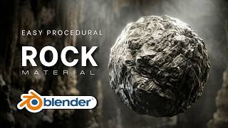 Easy Procedural Rock Material (Blender tutorial)
