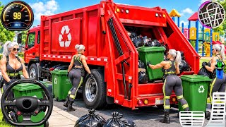 Garbage Truck Driving Game 2026 - Truck Game Garbage Trash Collector Truck 3D Android Gameplay screenshot 5