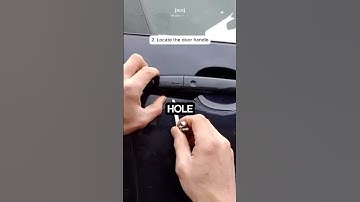 How To Gain Access To A 2018 Land Rover Discovery 5 Using The Emergency Key Blade