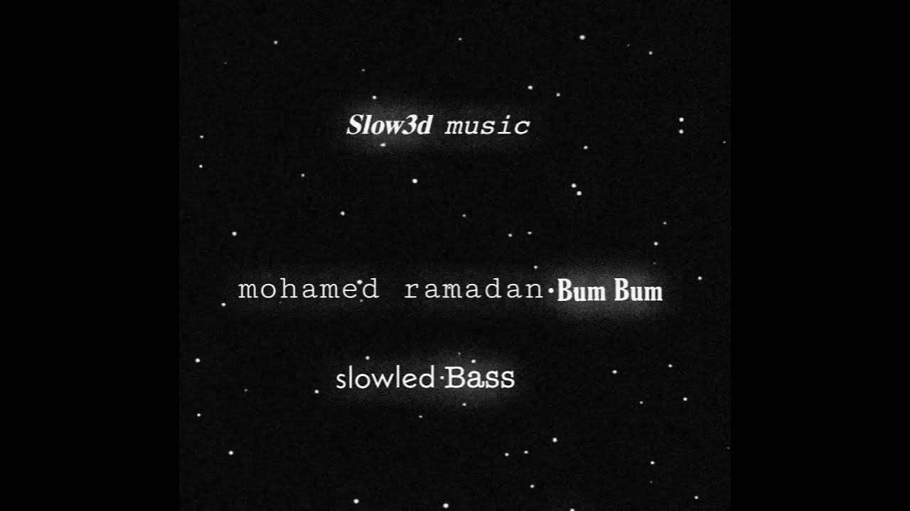 mohamed ramadan bum bum text