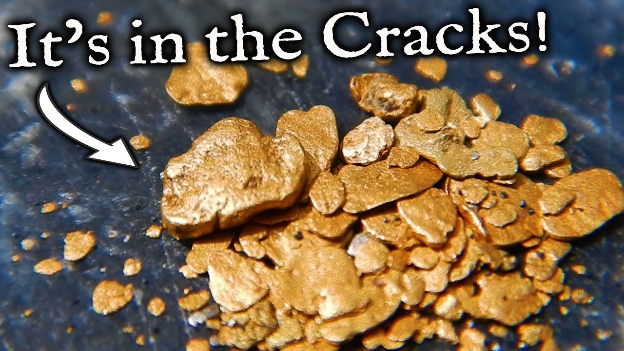 Cracked Bedrock Reveals *Huge Gold Deposit*!