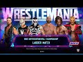 Intercontinental Title Ladder Match WrestleMania 42. WWE 2K25