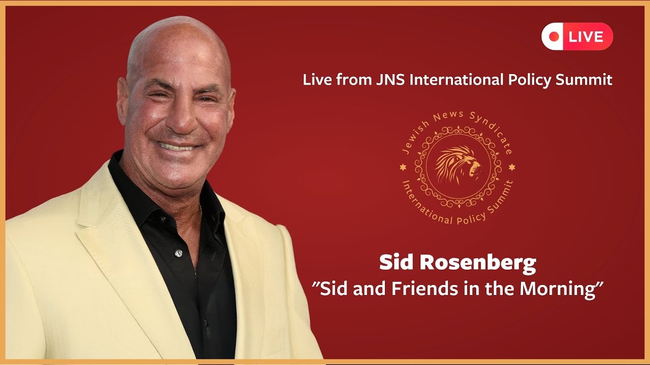 Dsid Rosenberg Sid Rosenberg addresses the JNS International Policy Summit (Jerusalem ...