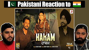 Hakam (Official Video) - Ranjit Bawa | Nimrat K | Amberdeep S | Teeja Punjab | Reaction Video