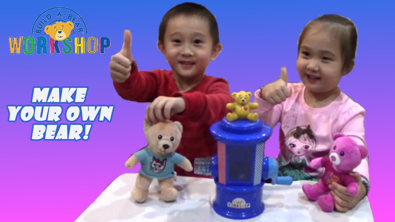 Build A Bear Workshop Stuffing Station Fun Kids Activity - YouTube