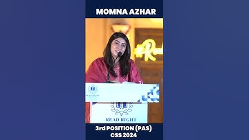 Momna Azhar 3rd Position | Two Sisters, One Dream | PAS Success Story | CSS 2024