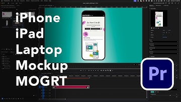 The ULTIMATE iPhone + iPad + Macbook Pro Mockup Template for Adobe Premiere | MOGRT Tutorial 2025