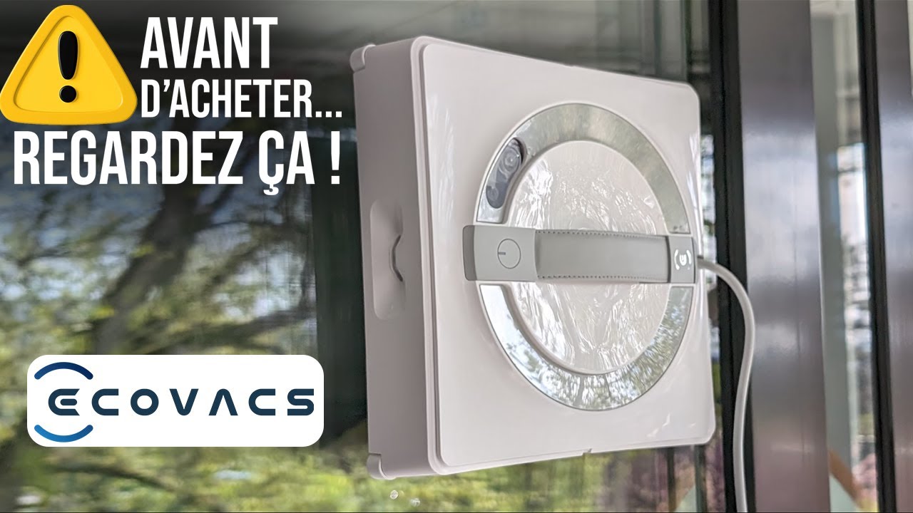 Robot Lave vitre ECOVACS Winbot W2S Omni - Leroy Merlin