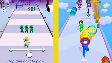 Imposter Clash 3D vs Layer Man 3D - All Levels Gameplay iOS, Android (Levels 1-2) || B8 Gamer