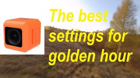 Runcam 5 Orange | The best settings for golden hour | Gyroflow | FPV ON