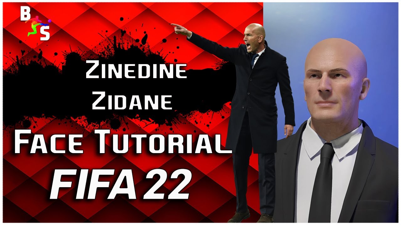 FIFA 22 | Creating Zinedine Zidane Face (Tutorial)