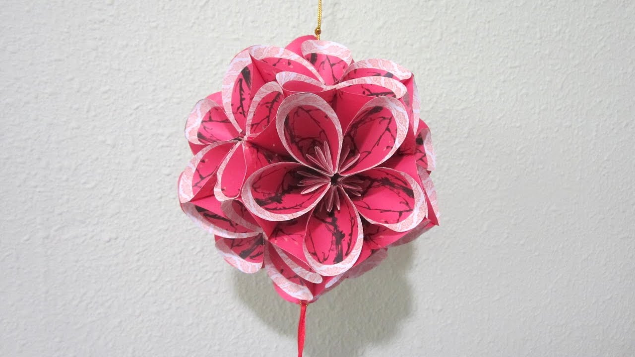 CNY TUTORIAL NO. 77 -  Hongbao Ornamental Ball (Variation No.  2)