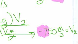 Momentum Explosion Calculations