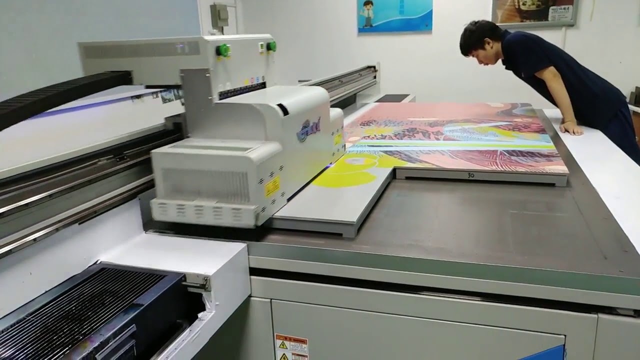 large format metal sheet printing digital UV printing machine YouTube
