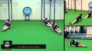 4 FOR THE CORE EXERCISE 2: SIDE BRIDGE