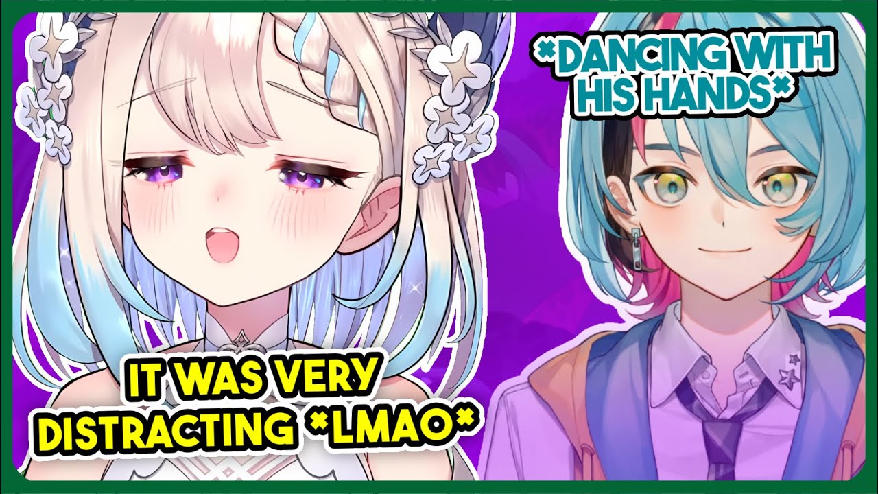 Enna held Kyo's hand because it's distracting her