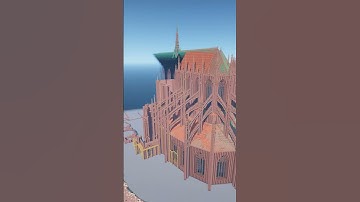 Minecrafts largest Cathedral #shorts