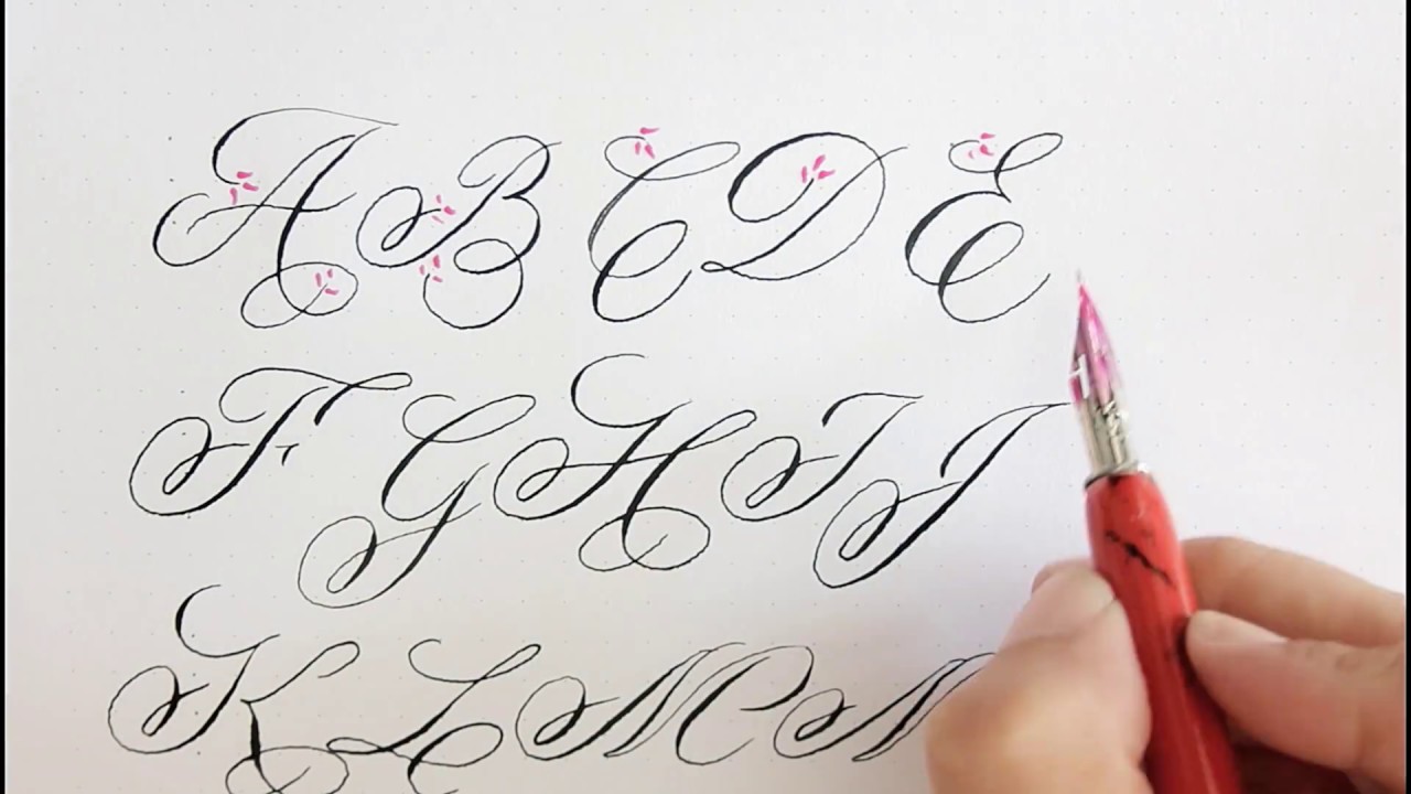 how-to-write-in-calligraphy-for-beginners-easy-way-youtube