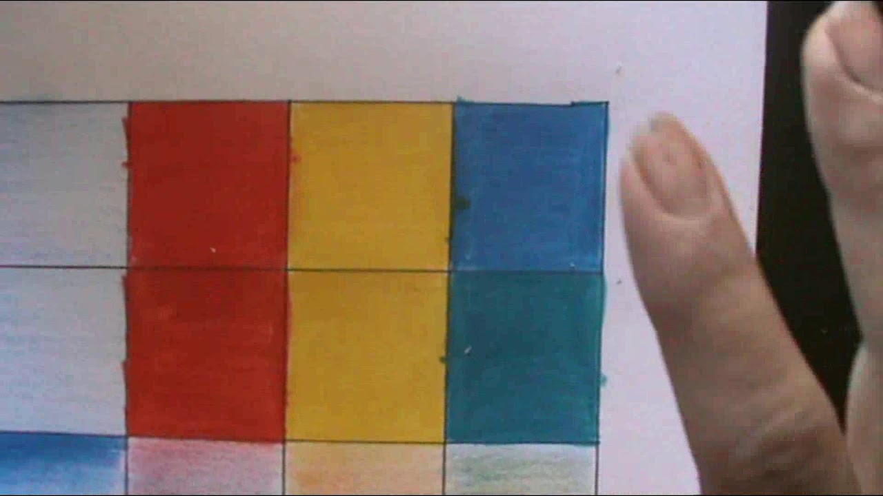 Comparacion de colores Fabercastell Polychromos y Carandache pablo