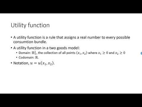 Utility function