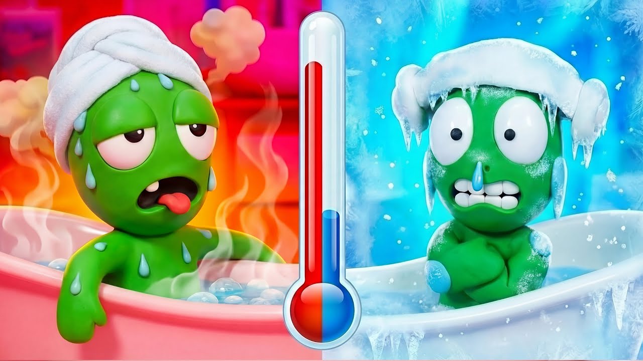 Four Elements Bathtubs Challenge - Pea Plus Nursery Rhymes and Kids Songs