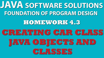 4-3 Java: Creating Car Class (Java OOP, Objects, Classes, Setters, Getters)