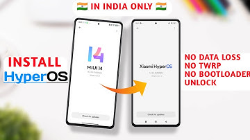India Only - Install HyperOS In Any Redmi, Poco & Xiaomi Device - NO UNLOCK BOOTLOADER - NO TWRP