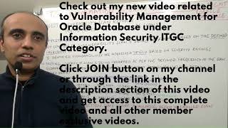 IT with Varun Vohra - ITGC - Information Security-Vulnerability Management - Oracle Database (Promo)