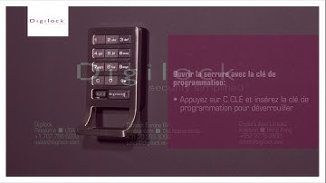 Digilock 4G Keypad Open with Programming Key FR