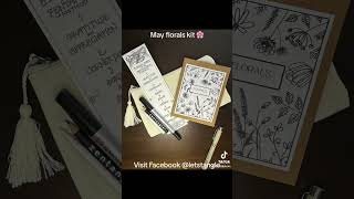 May Florals kit! Message me on Facebook at Let’s Tangle! #art #zentagle #artchallenge