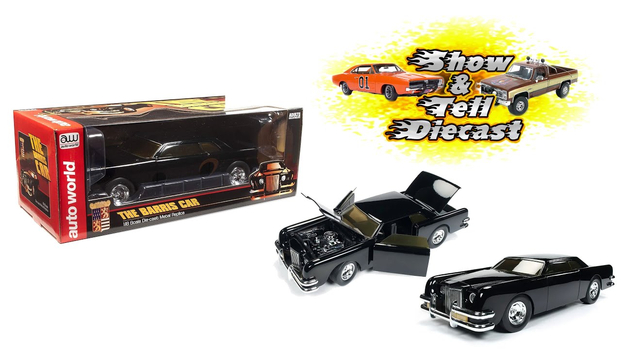 4K Show of Auto-World AWSS120 1/18 George Barris - 
